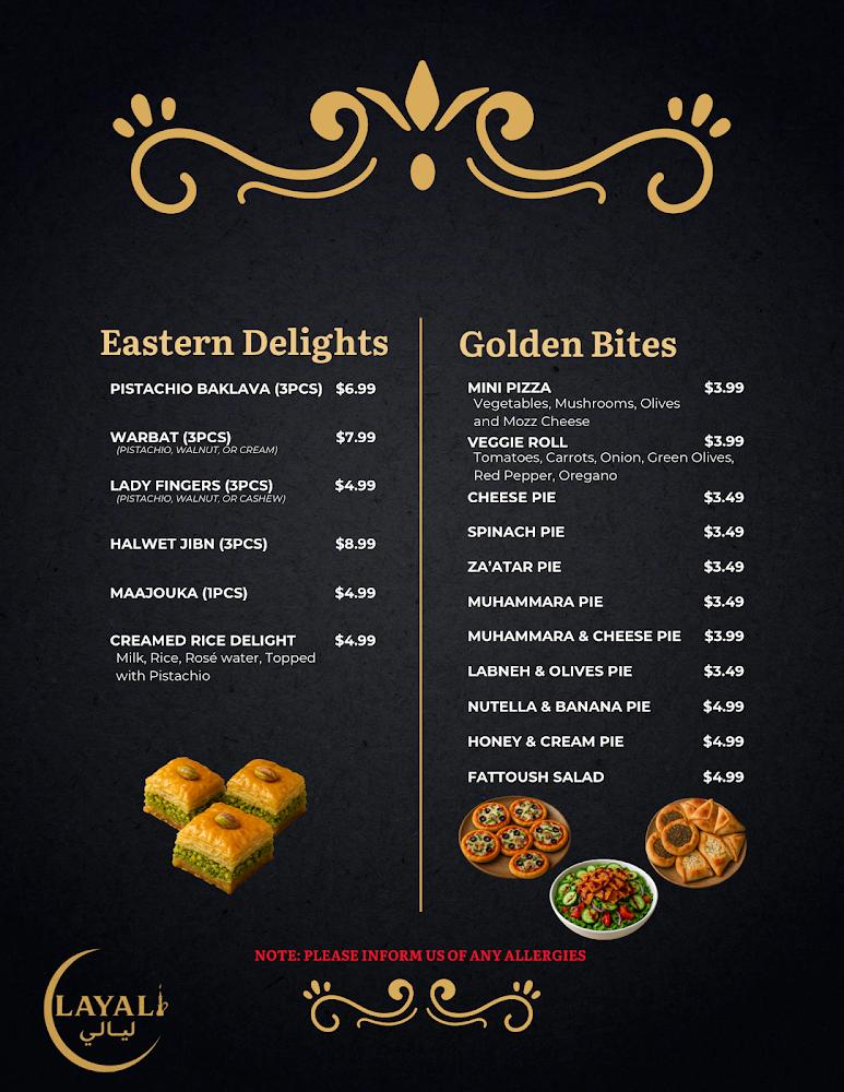 Layali Cafe Menu image 4